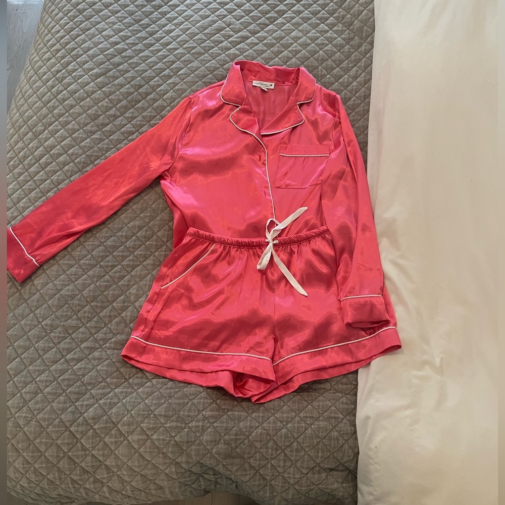 Brand new In Bloom pajamas silk set